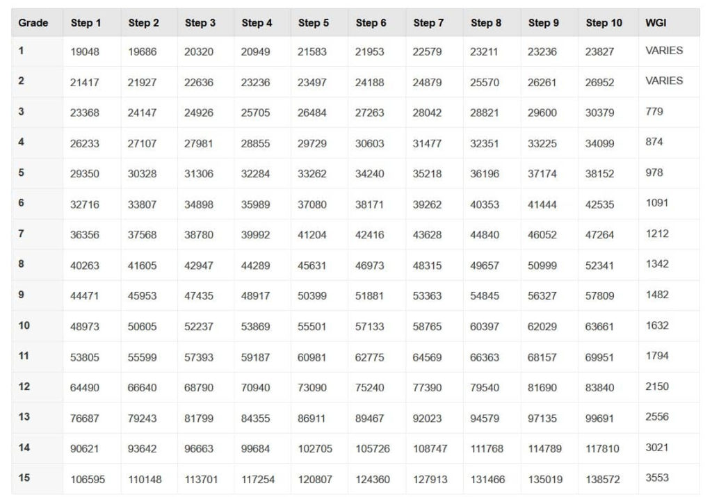 Dod Gs Pay Scale 2021 Military Pay Chart 2021