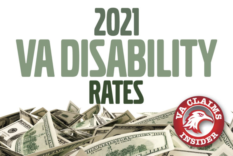 Military Disability Rates For 2021 - Military Pay Chart 2021